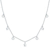 Kette mit Anhänger Sterling Silber Diamant weiß