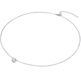Kette Sterling Silber Zirkonia weiß
