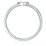 Ring Sterling Silber Zirkonia weiß