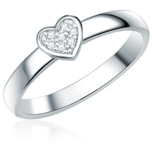  Ring Sterling Silber Zirkonia weiß
