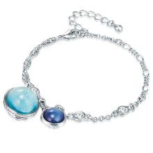  Armband verziert mit Kristallen von Swarovski® weiß Glas weiß