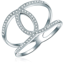  Ring Sterling Silber Zirkonia weiß