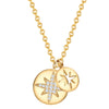 Kette mit Anhänger gelbgold Zirkonia weiß