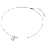 Kette mit Anhänger Zirkonia weiß