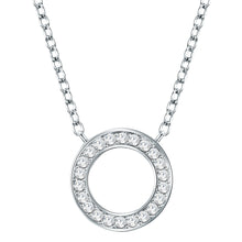  Kette mit Anhänger verziert mit Kristallen von Swarovski® weiß