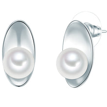  Ohrhänger Muschelkernperle weiß