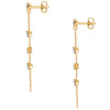 Ohrhänger gelbgold verziert mit Kristallen von Swarovski®