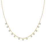 Kette mit Anhänger gelbgold verziert mit Kristallen von Swarovski®