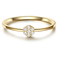  Ring gelbgold Zirkonia weiß