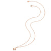 Kette roségold Zirkonia weiß
