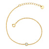 Armband gelbgold Zirkonia weiß