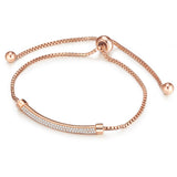 Armband roségold Zirkonia weiß