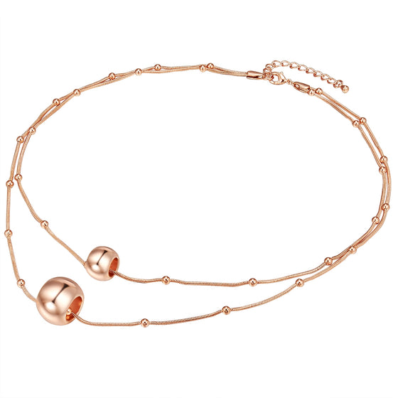 Kette mit Anhänger roségold