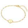 Armband Sterling Silber gelbgold Diamant weiß