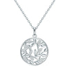 Kette mit Anhänger Sterling Silber Zirkonia weiß