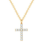 Kette mit Anhänger gelbgold Zirkonia weiß