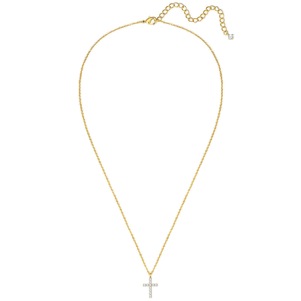 Kette mit Anhänger gelbgold Zirkonia weiß