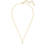 Kette mit Anhänger gelbgold Zirkonia weiß