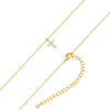 Kette mit Anhänger gelbgold Zirkonia weiß