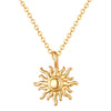 Kette mit Anhänger gelbgold Zirkonia weiß