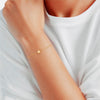 Armband gelbgold Zirkonia weiß