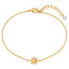 Armband gelbgold Zirkonia weiß