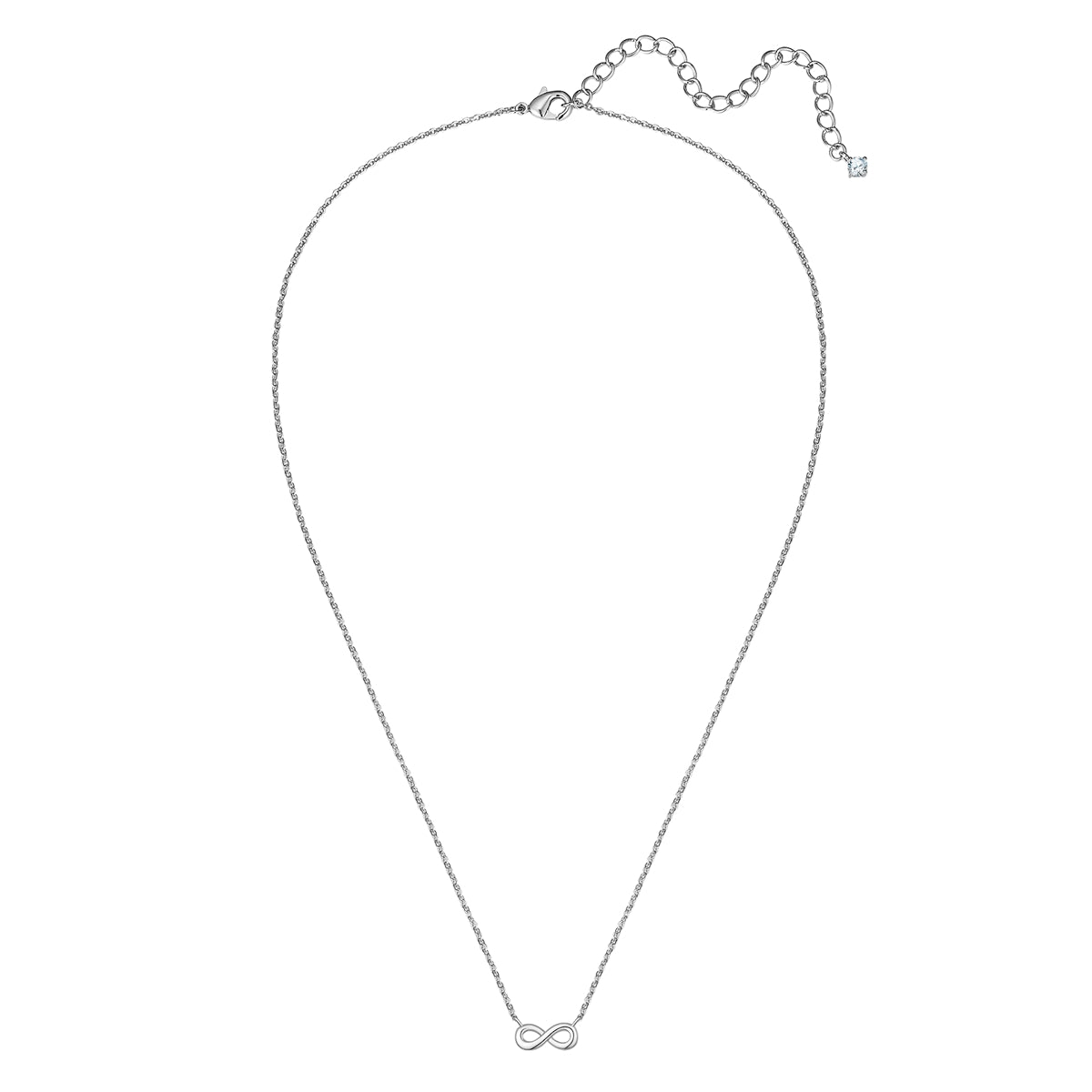 Kette mit Anhänger Zirkonia weiß