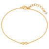 Armband gelbgold Zirkonia weiß