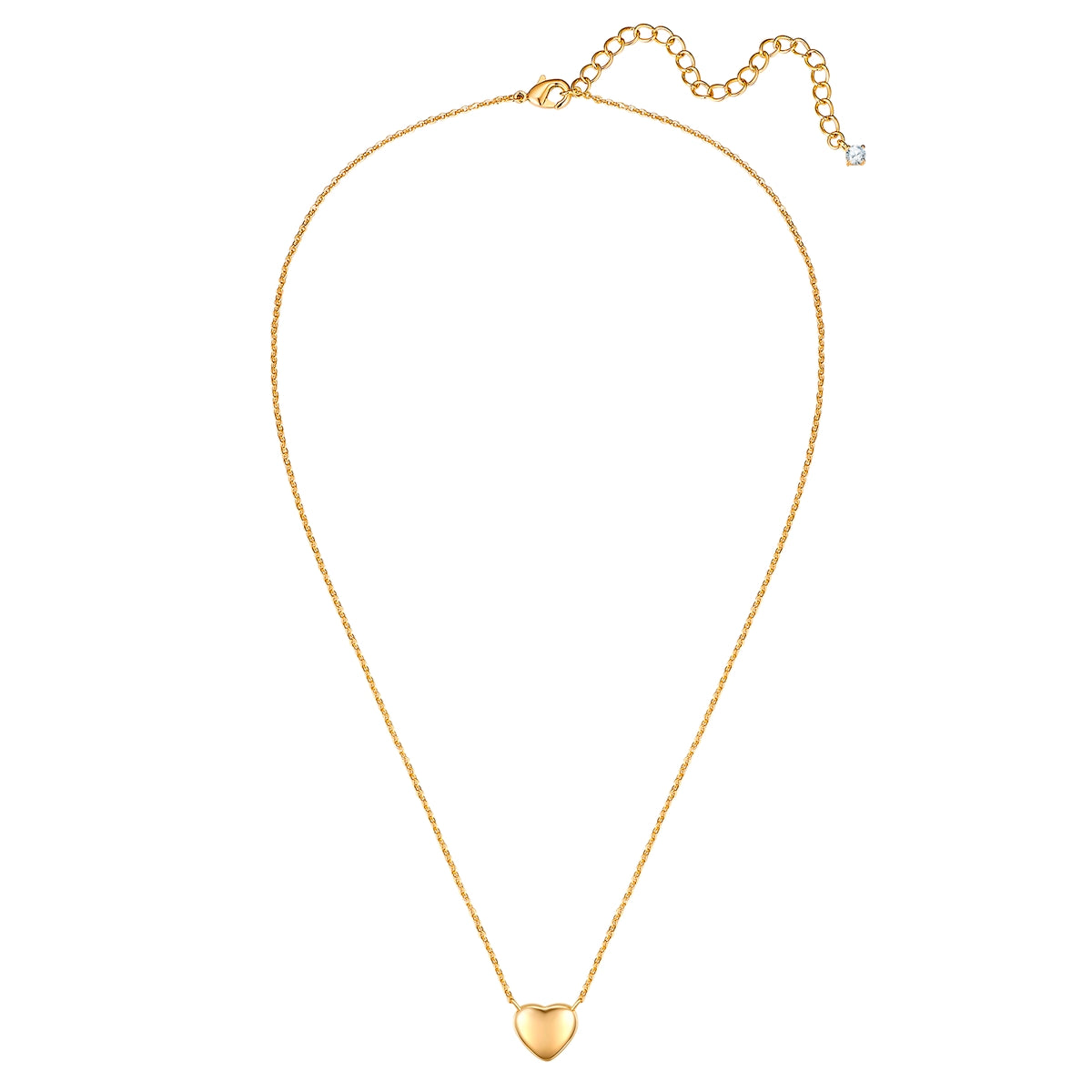 Kette mit Anhänger gelbgold Zirkonia weiß
