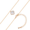 Kette mit Anhänger gelbgold Zirkonia weiß Perlmutt weiß