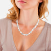 Kette Glasperle weiß