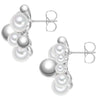 Ohrstecker Perle (synth.) weiß