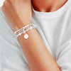 Armband Süßwasser-Zuchtperle weiß