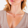 Kette mit Anhänger tricolor