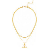 Kette mit Anhänger gelbgold