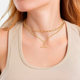 Kette mit Anhänger gelbgold