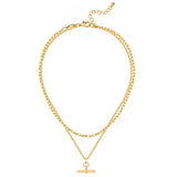 Kette mit Anhänger gelbgold