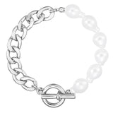 Armband Perle (synth.) weiß