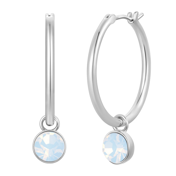 Creolen Glaskristall Opal
