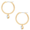 Creolen gelbgold Glaskristall Opal