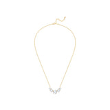 Kette mit Anhänger gelbgold Zirkonia weiß