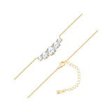 Kette mit Anhänger gelbgold Zirkonia weiß