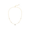Kette mit Anhänger gelbgold Zirkonia weiß