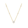 Kette mit Anhänger gelbgold Zirkonia weiß
