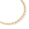 Armband gelbgold Zirkonia weiß