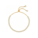 Armband gelbgold Zirkonia weiß