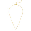 Kette mit Anhänger gelbgold Zirkonia weiß