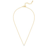 Kette mit Anhänger gelbgold Zirkonia weiß