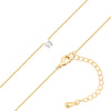 Kette mit Anhänger gelbgold Zirkonia weiß