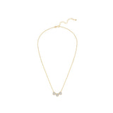 Kette mit Anhänger gelbgold Zirkonia weiß